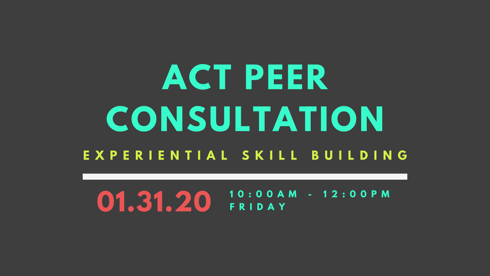 act peer consultation