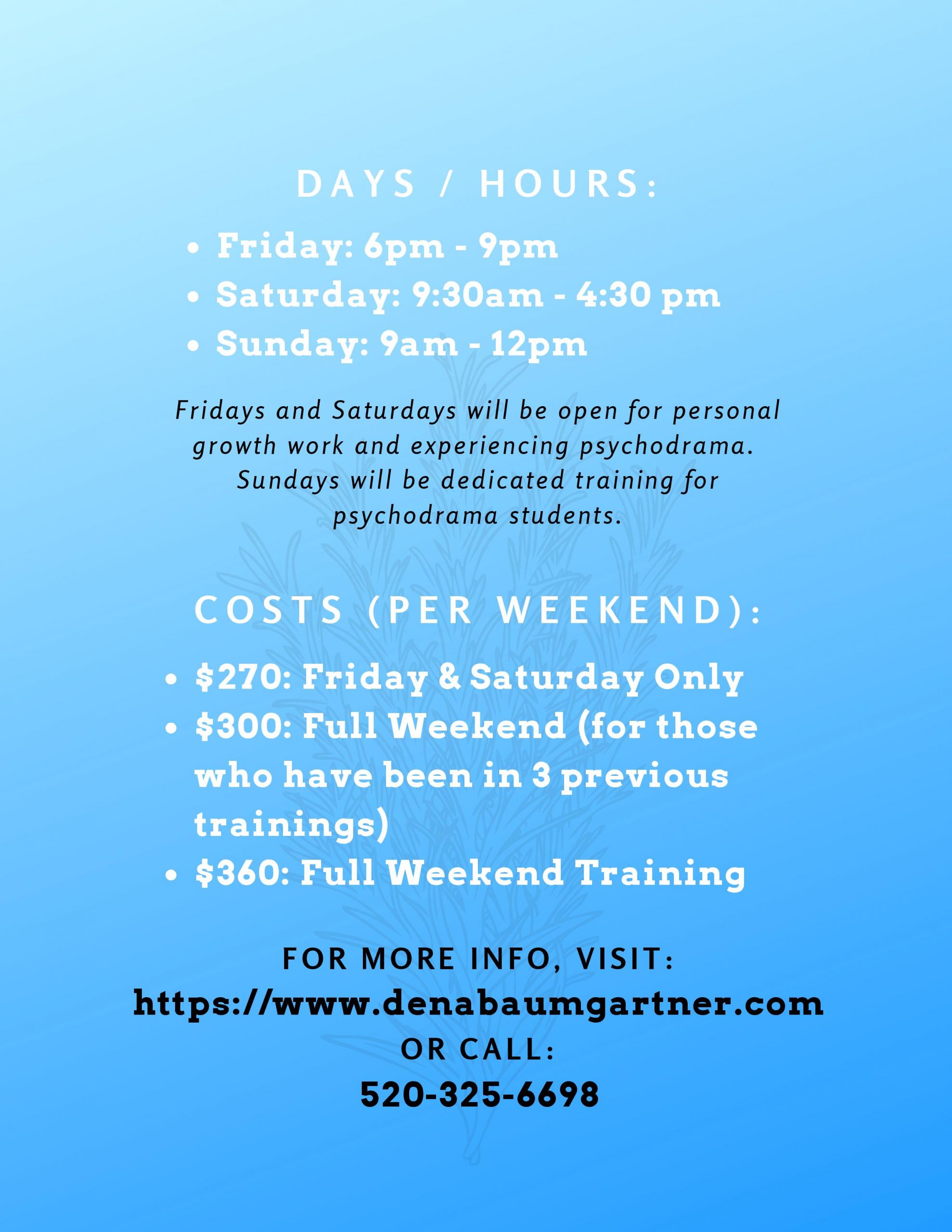 2019 - 2020 Psychodrama Training Flyer-page-002