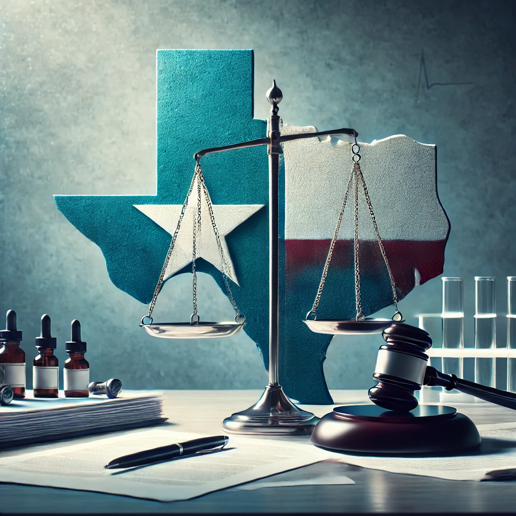 DALL·E 2024-12-13 07.59.59 - A professional and visually appealing image representing the recent Texas court ruling on Beneficial Ownership Information (BOI) reporting. The image